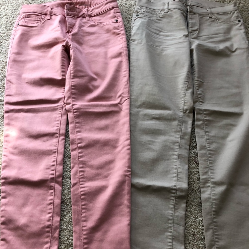 2 pair NYCO ankle leggings